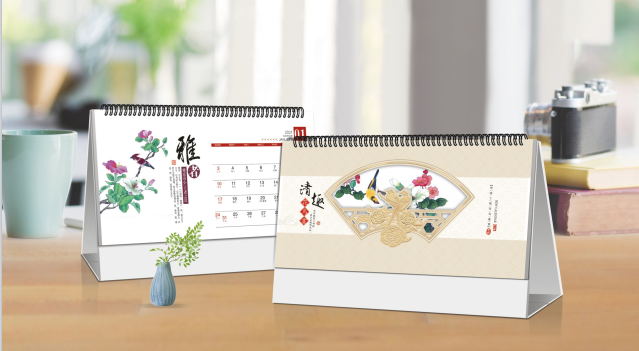 长沙台历定制-清趣花鸟图
